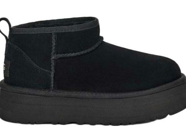 UGG Classic Ultra Mini Platform Boot Black (Kids) - 1157791K-BLK - Acquista su ResellPiacenza