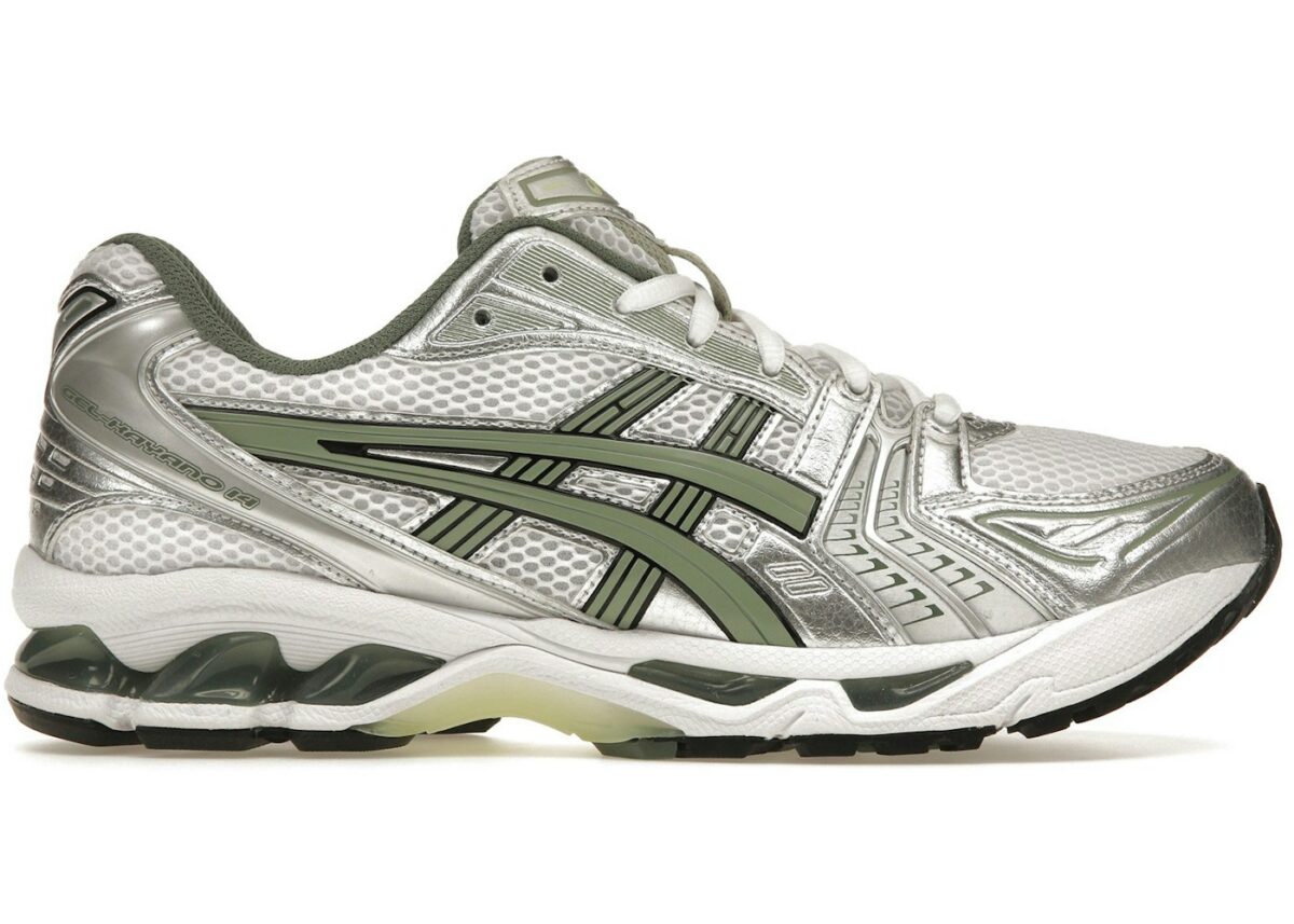 ASICS Gel-Kayano 14 White Pure Silver Slate Grey Sage - 1201A019-107 - Acquista su ResellPiacenza