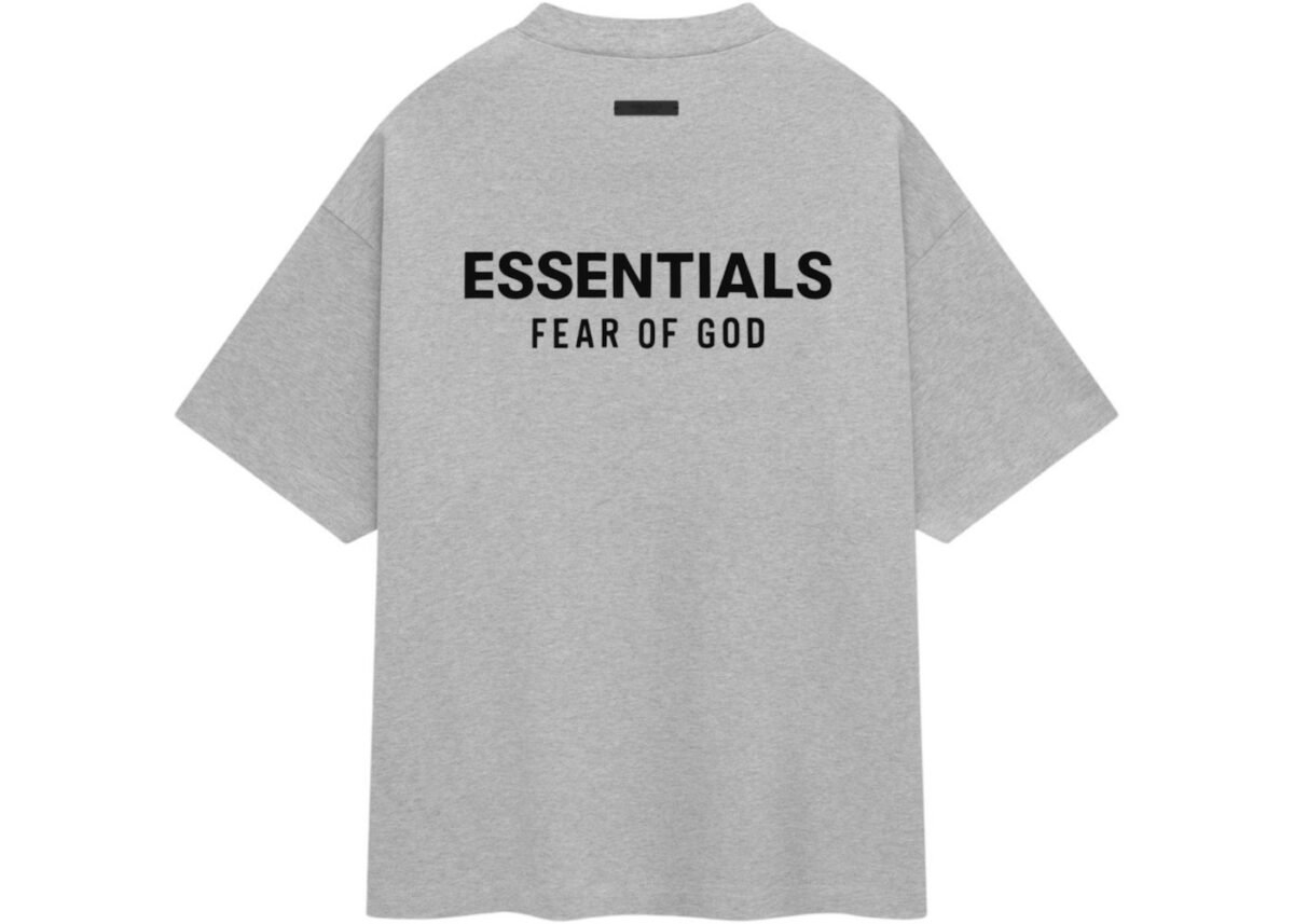 Fear of God Essentials Jersey Crewneck T-Shirt Light Heather Gray - 125HO244368F-gallery-1 - Acquista su ResellPiacenza