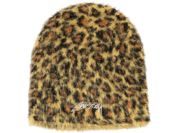 Stussy Leopard Skullcap Beanie Brown - 1321241-1001 - Acquista su ResellPiacenza