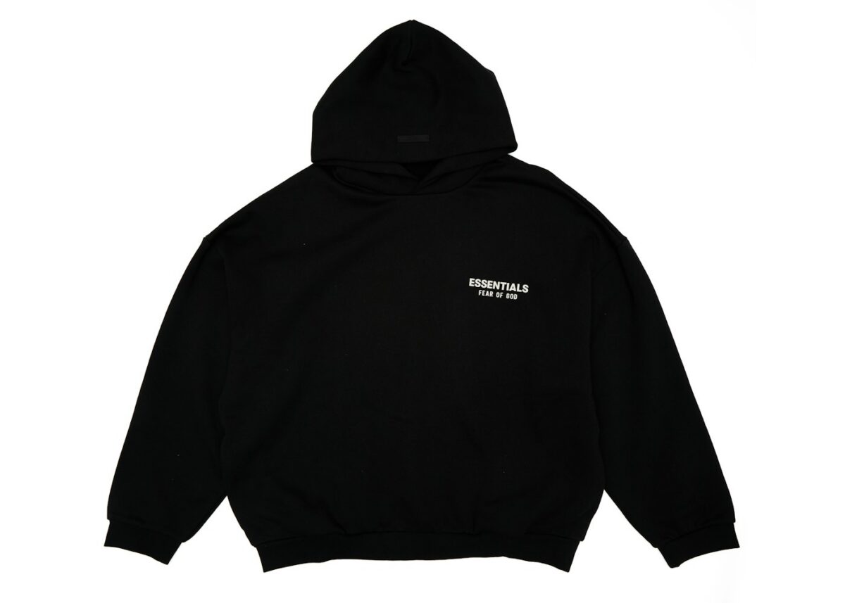 Fear of God Essentials Fleece Hoodie (FW24) Black - 192HO246250F - Acquista su ResellPiacenza