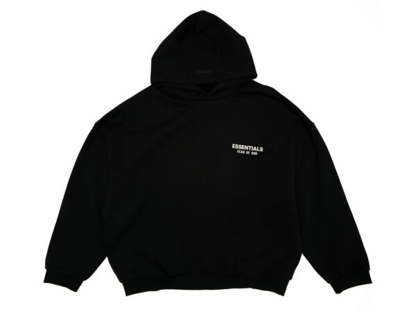 Fear of God Essentials Fleece Hoodie (FW24) Black - 192HO246250F - Acquista su ResellPiacenza