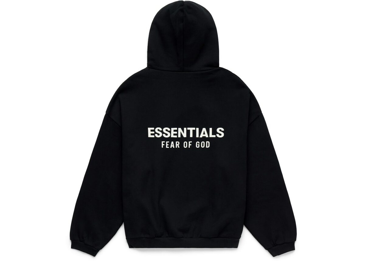Fear of God Essentials Fleece Hoodie (FW24) Black - 192HO246250F-gallery-1 - Acquista su ResellPiacenza