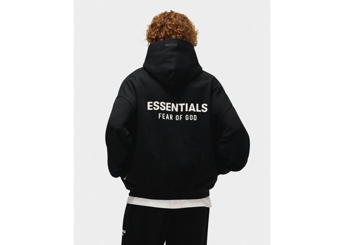 Fear of God Essentials Fleece Hoodie (FW24) Black - 192HO246250F-gallery-4 - Acquista su ResellPiacenza