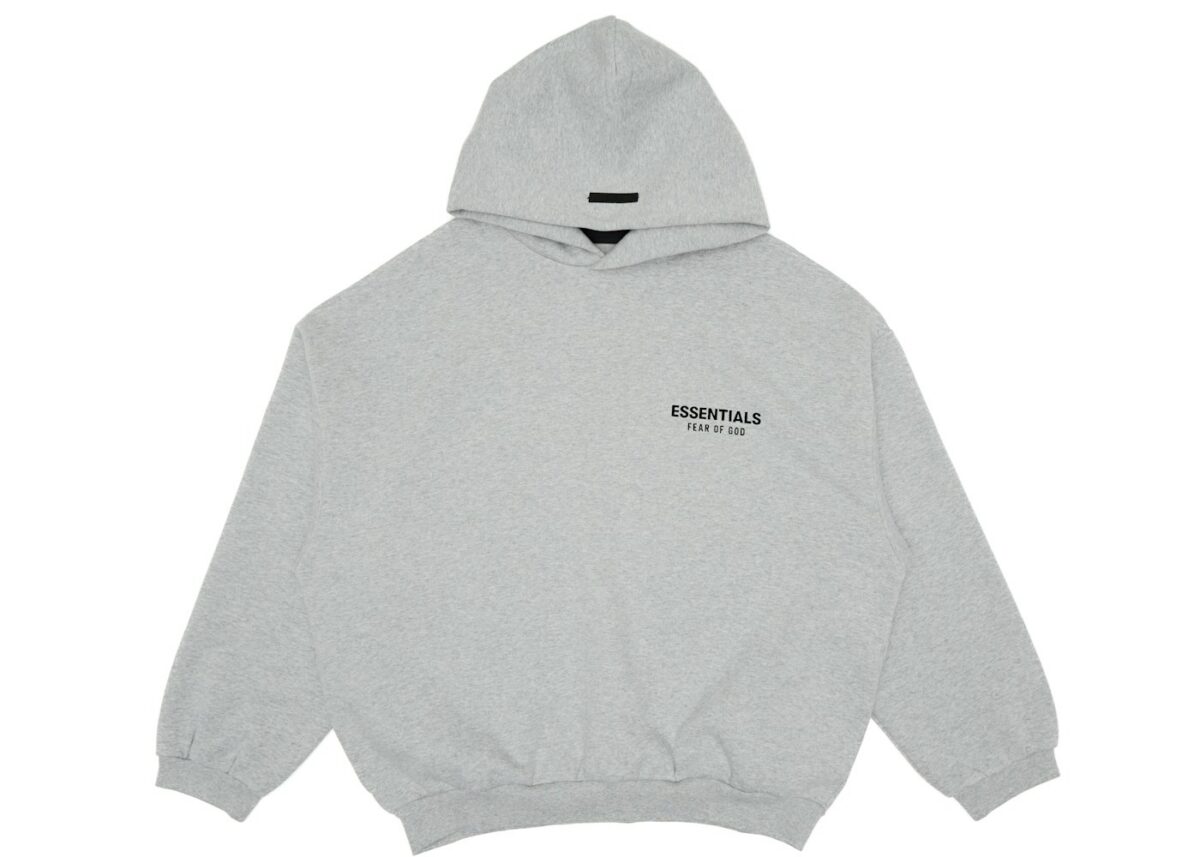 Fear of God Essentials Fleece Hoodie Light Heather Gray - 192HO246258F - Acquista su ResellPiacenza