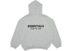 Fear of God Essentials Fleece Hoodie Light Heather Gray - 192HO246258F-gallery-1 - Acquista su ResellPiacenza