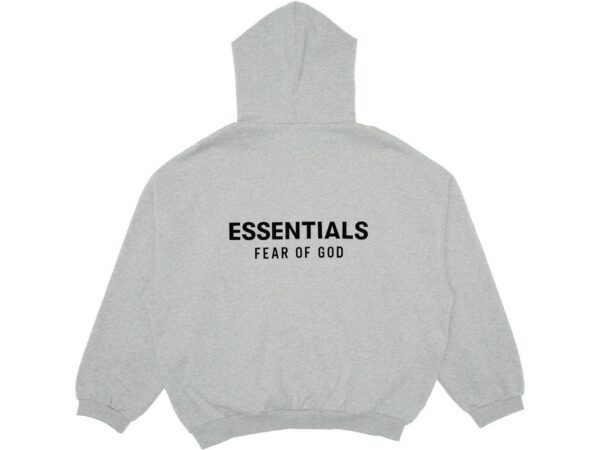 Fear of God Essentials Fleece Hoodie Light Heather Gray - 192HO246258F-gallery-1 - Acquista su ResellPiacenza