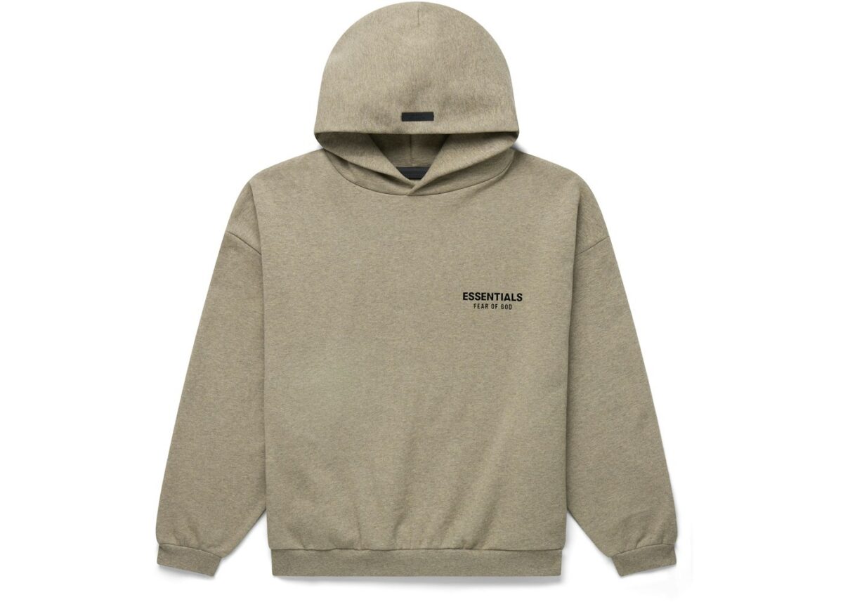 Fear of God Essentials Fleece Hoodie (FW24) Heather Gray - 192HO246259F - Acquista su ResellPiacenza