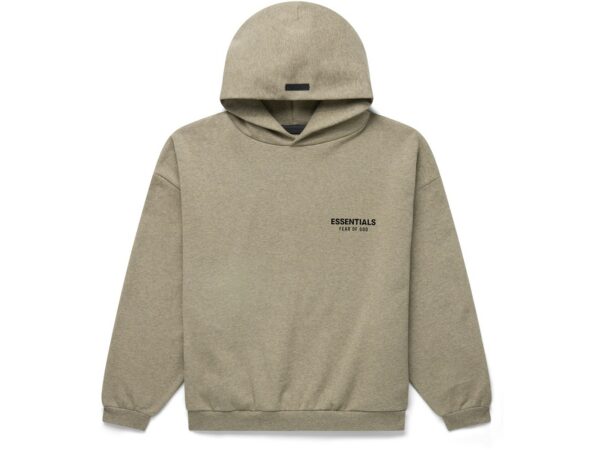 Fear of God Essentials Fleece Hoodie (FW24) Heather Gray - 192HO246259F - Acquista su ResellPiacenza