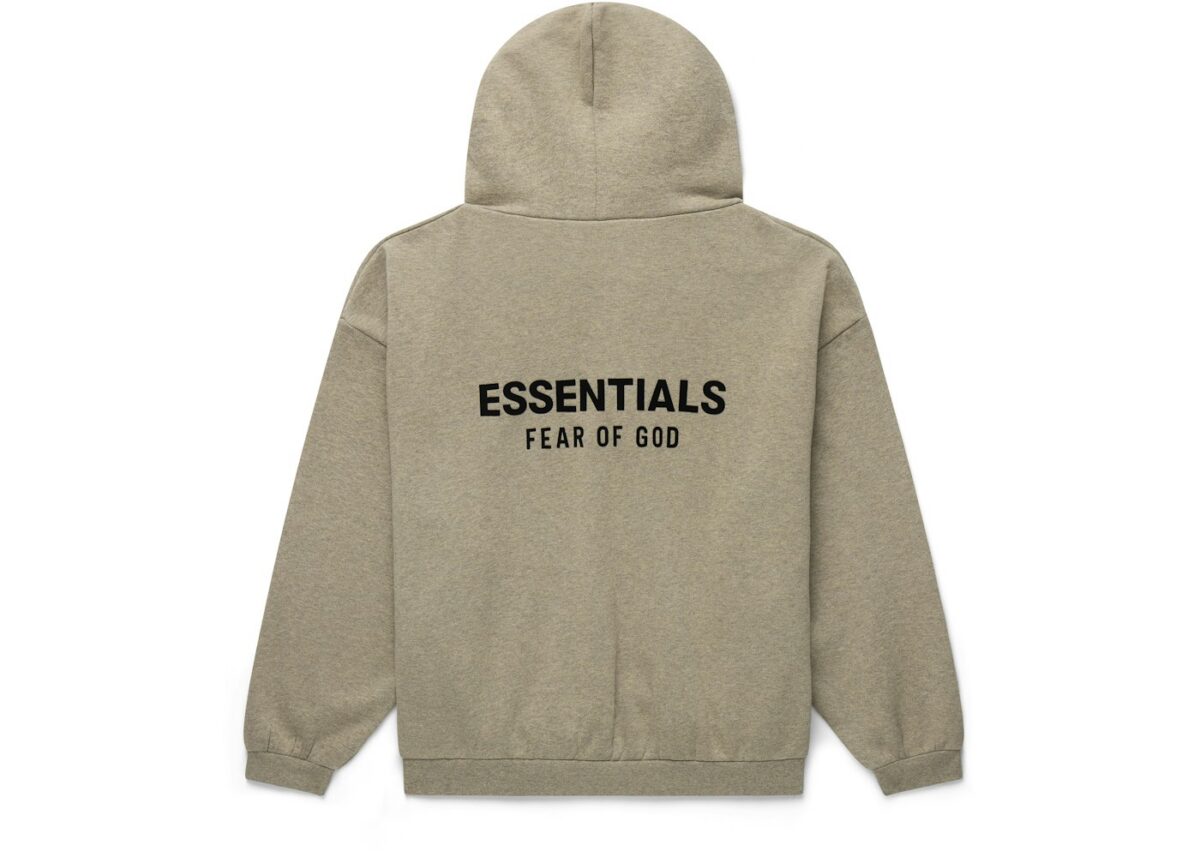 Fear of God Essentials Fleece Hoodie (FW24) Heather Gray - 192HO246259F-gallery-1 - Acquista su ResellPiacenza