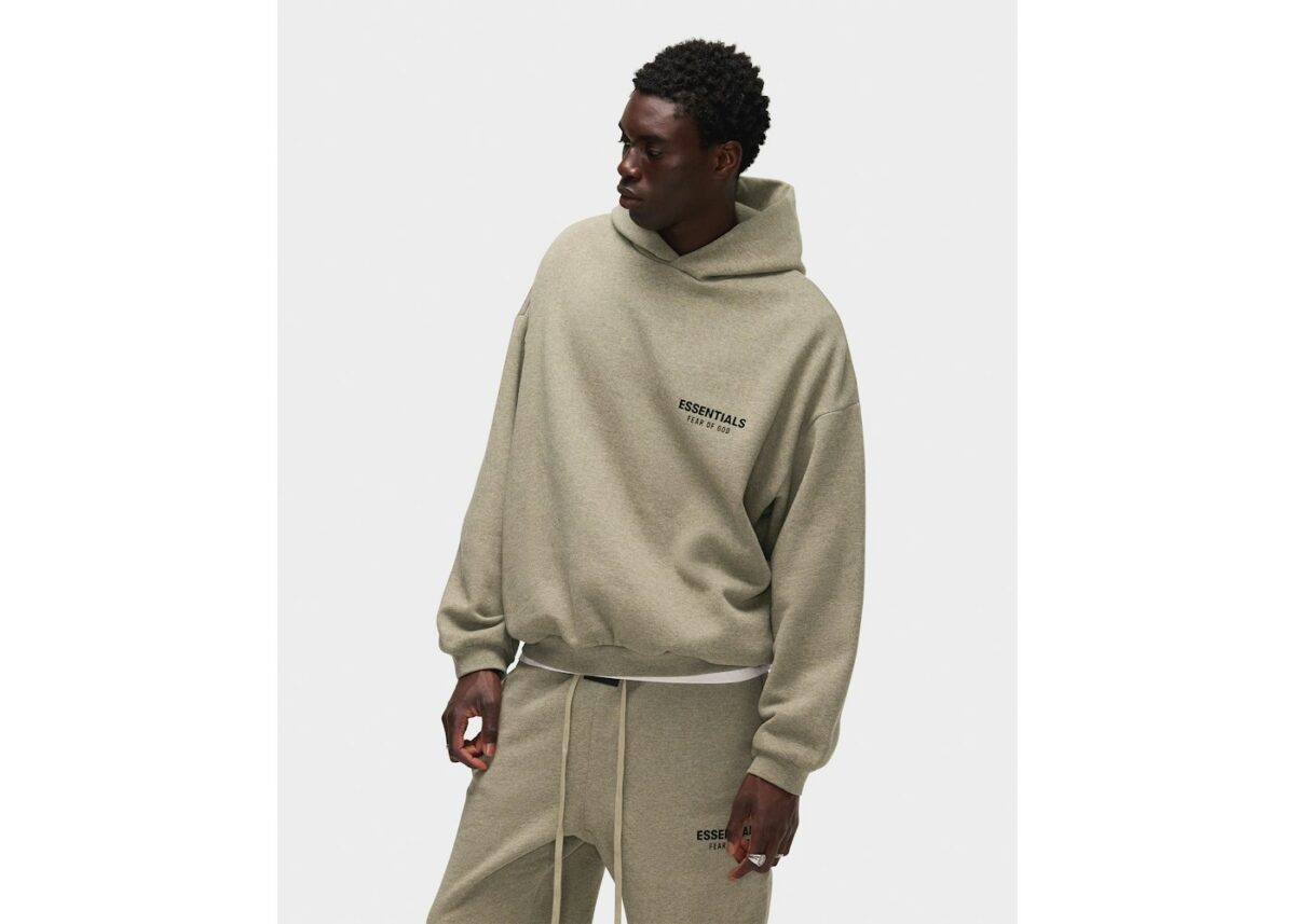 Fear of God Essentials Fleece Hoodie (FW24) Heather Gray - 192HO246259F-gallery-3 - Acquista su ResellPiacenza