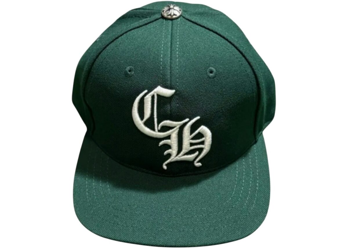 192ML252015F.jpg Chrome Hearts Essentials LA Exclusive Baseball Wool Cap Forest Green - 192ML252015F - Acquista su ResellPiacenza