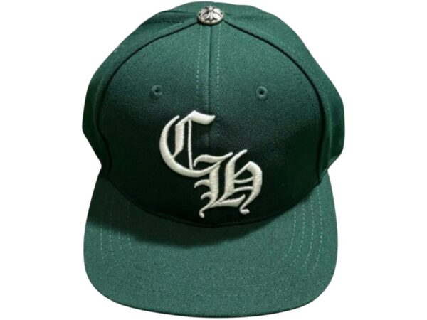 Chrome Hearts Essentials LA Exclusive Baseball Wool Cap Forest Green - 192ML252015F - Acquista su ResellPiacenza