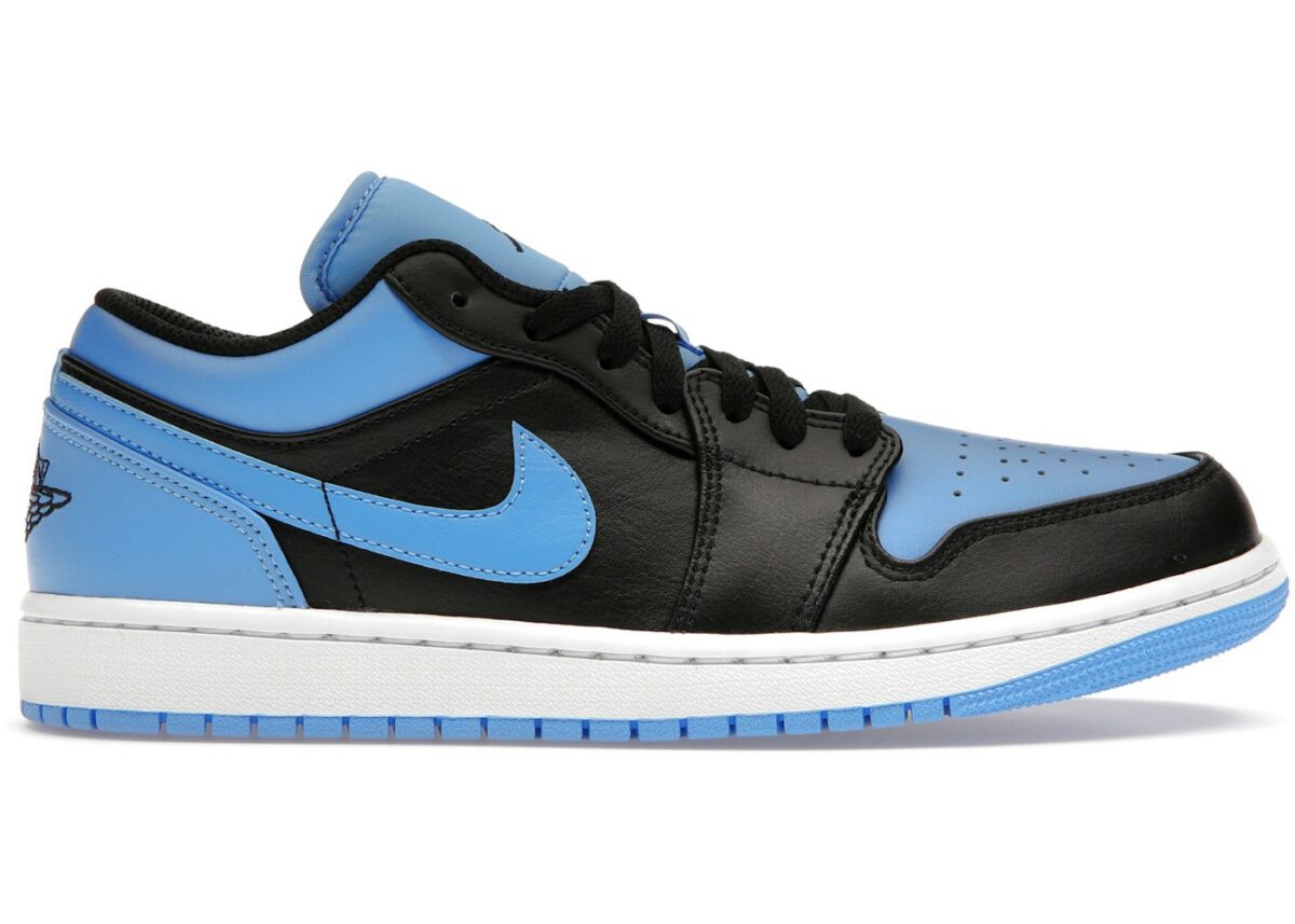 Jordan 1 Low Black University Blue - 553558-041 - Acquista su ResellPiacenza