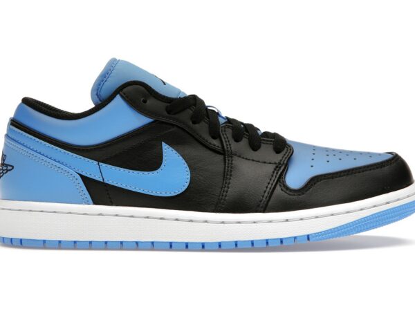 Jordan 1 Low Black University Blue - 553558-041 - Acquista su ResellPiacenza