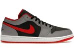 Jordan 1 Low Black Light Smoke Grey Gym Red - 553558-060 - Acquista su ResellPiacenza