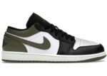 Jordan 1 Low Black Toe Medium Olive - 553558-092 - Acquista su ResellPiacenza