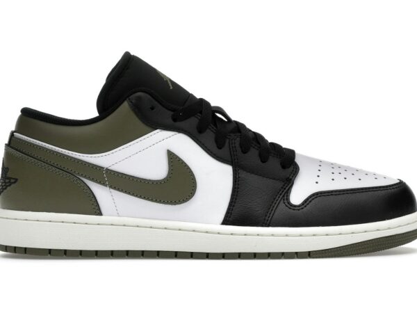 Jordan 1 Low Black Toe Medium Olive - 553558-092 - Acquista su ResellPiacenza