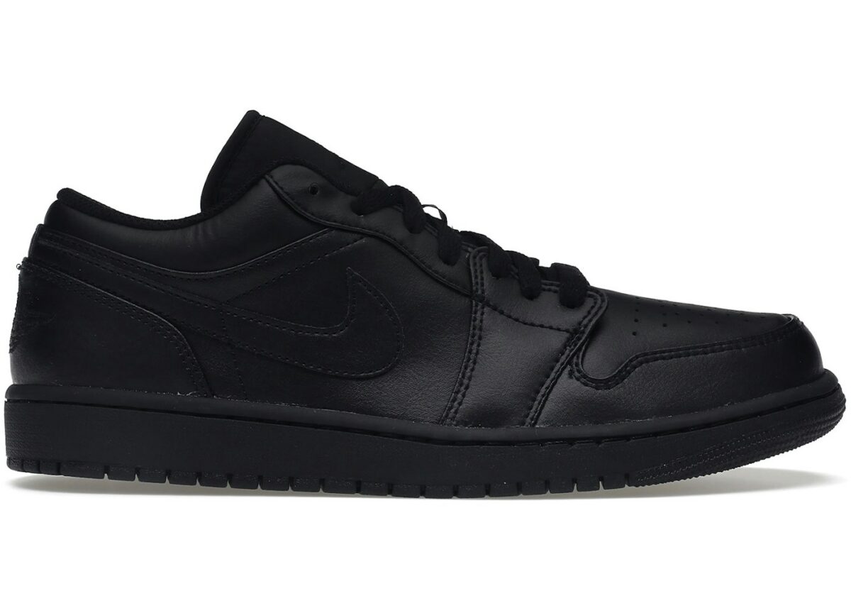 Jordan 1 Low Triple Black - 553558-093 - Acquista su ResellPiacenza