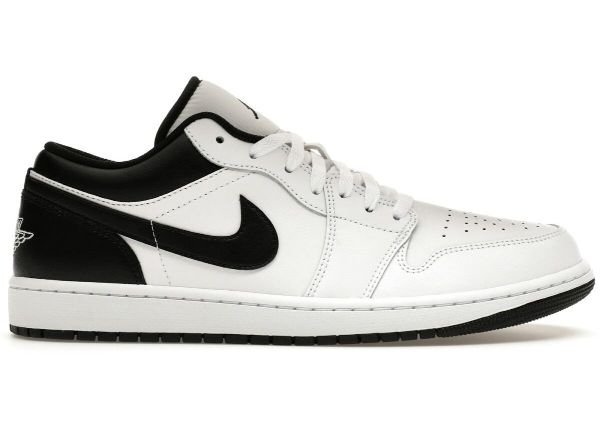 553558-132.jpg Jordan 1 Low White Black - 553558-132 - Acquista su ResellPiacenza