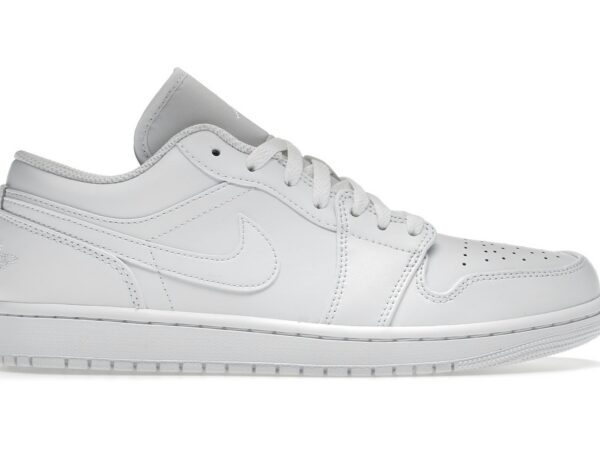 Jordan 1 Low Triple White - 553558-136 - Acquista su ResellPiacenza