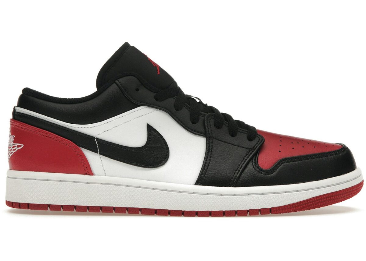 Jordan 1 Low Bred Toe 2.0 - 553558-161 - Acquista su ResellPiacenza