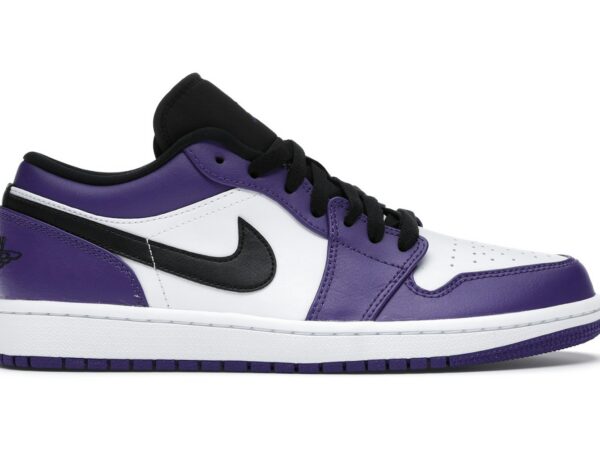 Jordan 1 Low Court Purple White - 553558-500 - Acquista su ResellPiacenza