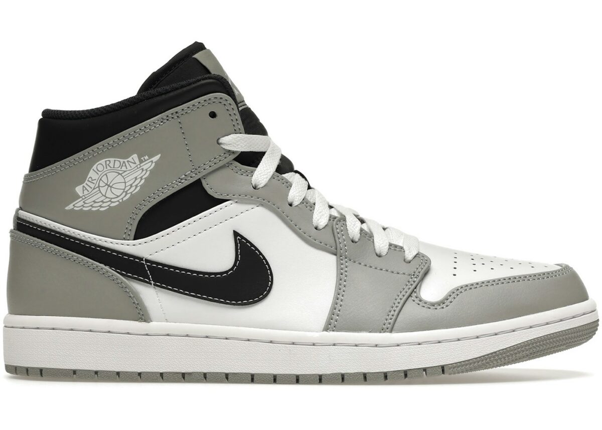 Jordan 1 Mid Light Smoke Grey Anthracite - 554724-078 - Acquista su ResellPiacenza
