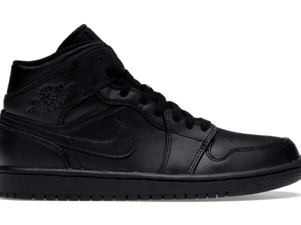 Jordan 1 Mid Triple Black - 554724-093 - Acquista su ResellPiacenza
