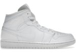 Jordan 1 Mid Triple White - 554724-136 - Acquista su ResellPiacenza