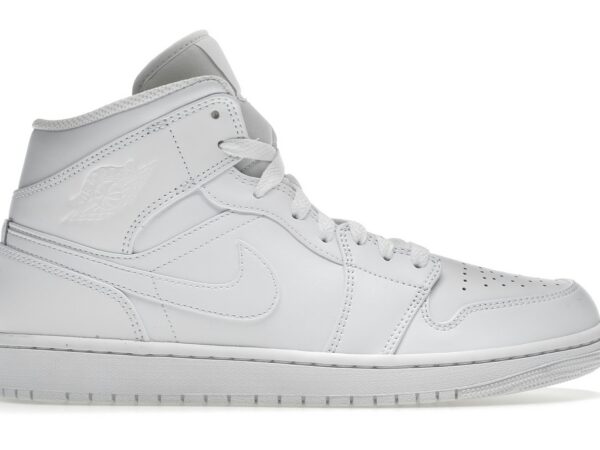 Jordan 1 Mid Triple White - 554724-136 - Acquista su ResellPiacenza