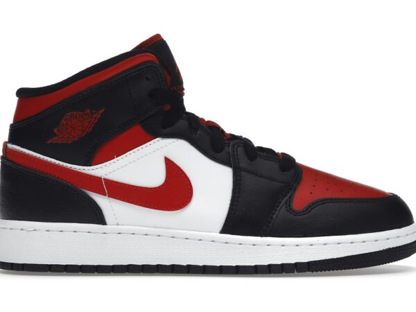 Air Jordan 1 Mid Black Fire Red (GS) - 554725-079 - Acquista su ResellPiacenza