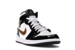Jordan 1 Mid Patent Black White Gold - 852542-007-gallery-2 - Acquista su ResellPiacenza