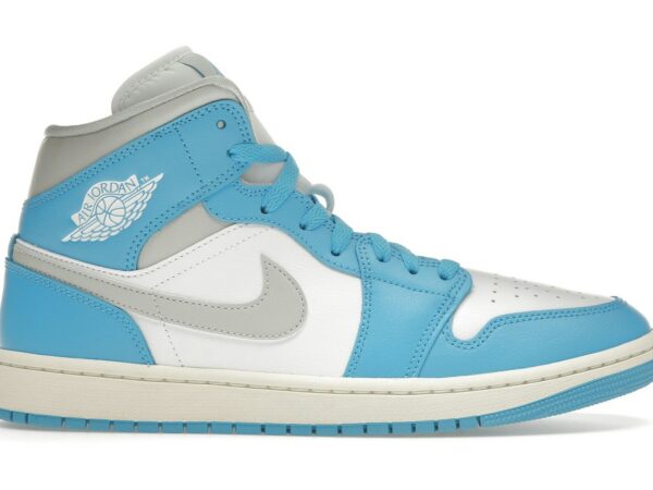 Jordan 1 Mid Dark Powder Blue White Sail Neutral Grey (Women's) - BQ6472-400 - Acquista su ResellPiacenza