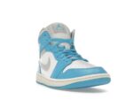 Jordan 1 Mid Dark Powder Blue White Sail Neutral Grey (Women's) - BQ6472-400-gallery-2 - Acquista su ResellPiacenza