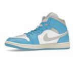 Jordan 1 Mid Dark Powder Blue White Sail Neutral Grey (Women's) - BQ6472-400-gallery-4 - Acquista su ResellPiacenza