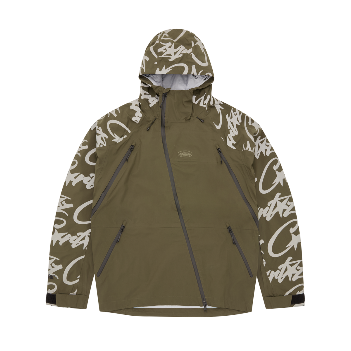 Corteiz Elitework Waterproof Shell Jacket V2 Khaki - CRTZ-EW-SHELL-JKT-V2-KHK - Acquista su ResellPiacenza