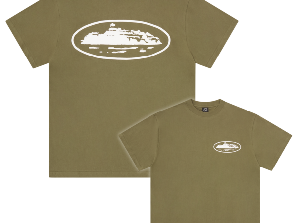 Corteiz Island Puff Print Tee Olive - CRTZ-IPP-TEE-OLV - Acquista su ResellPiacenza
