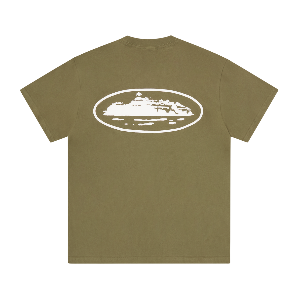 Corteiz Island Puff Print Tee Olive - CRTZ-IPP-TEE-OLV - Acquista su ResellPiacenza