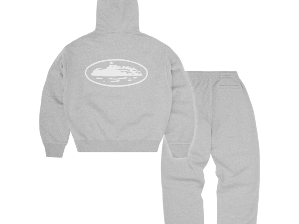 Corteiz Island Puff Print Tracksuit Heather Grey - CRTZ-IPP-TRACK-HGR - Acquista su ResellPiacenza