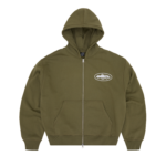 Corteiz Island Puff Print Zip Hoodie Olive - CRTZ-IPP-ZHOODIE-OLV - Acquista su ResellPiacenza