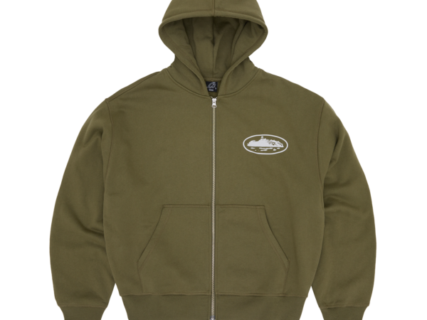 Corteiz Island Puff Print Zip Hoodie Olive - CRTZ-IPP-ZHOODIE-OLV - Acquista su ResellPiacenza