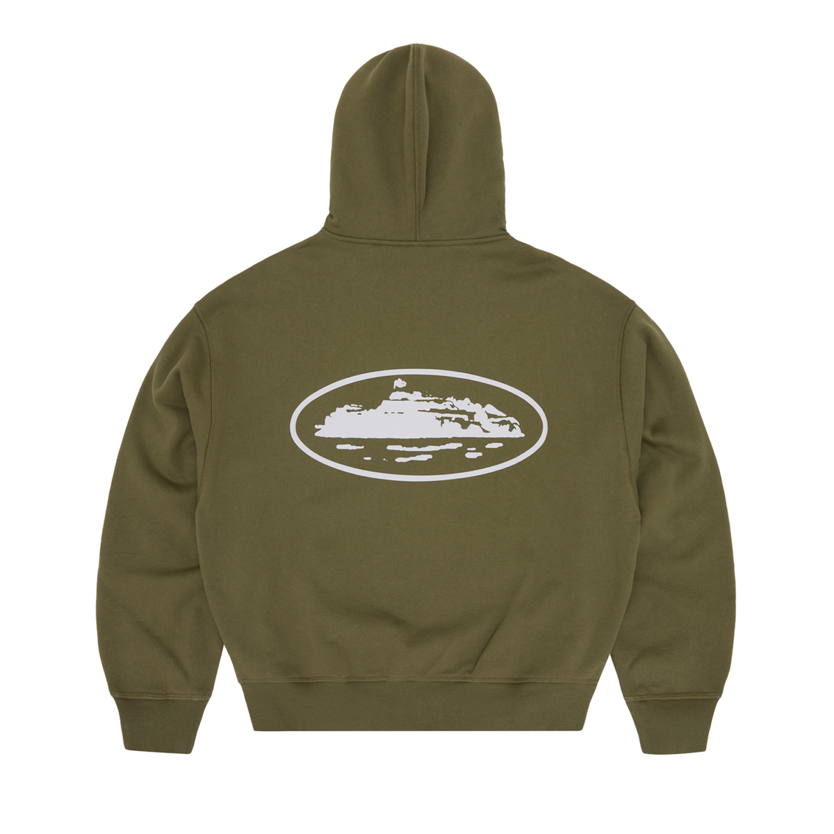 Corteiz Island Puff Print Zip Hoodie Olive - CRTZ-IPP-ZHOODIE-OLV - Acquista su ResellPiacenza