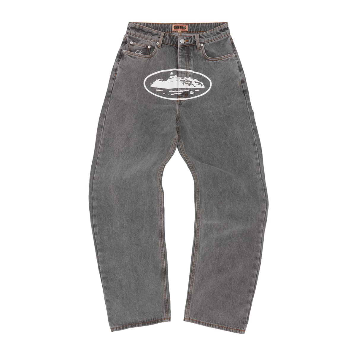 Corteiz Island Baggy Jeans Light Grey - CRTZ-ISLAND-JEANS-LGREY - Acquista su ResellPiacenza
