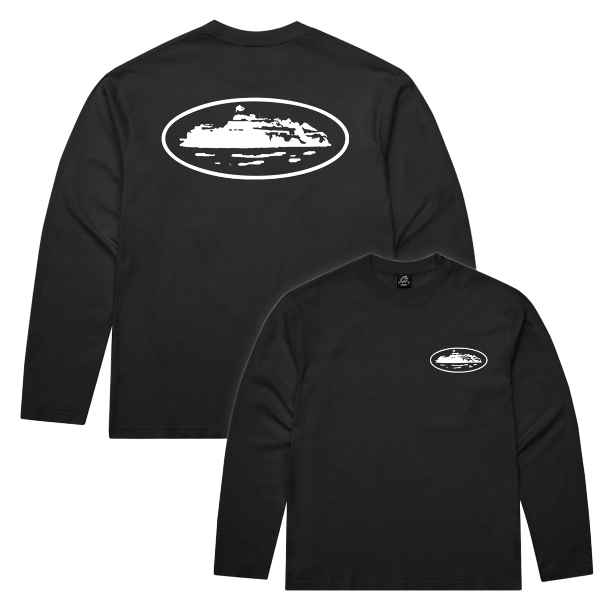 Corteiz Island Print LS Tee Black - CRTZ-ISLAND-PRINT-LS-BLK - Acquista su ResellPiacenza