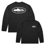 Corteiz Island Print LS Tee Black - CRTZ-ISLAND-PRINT-LS-BLK - Acquista su ResellPiacenza