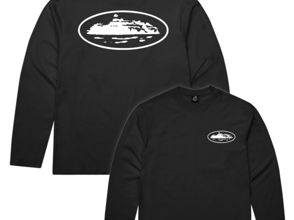 Corteiz Island Print LS Tee Black - CRTZ-ISLAND-PRINT-LS-BLK - Acquista su ResellPiacenza