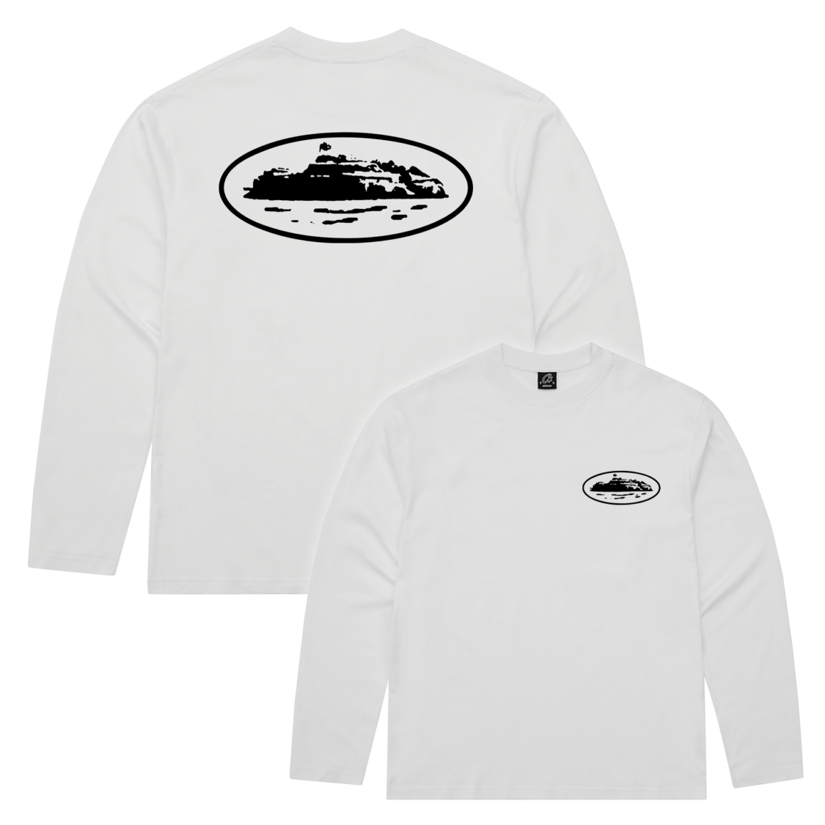 Corteiz OG Island LS Tee White - CRTZ-OG-ISLAND-LS-WHT - Acquista su ResellPiacenza
