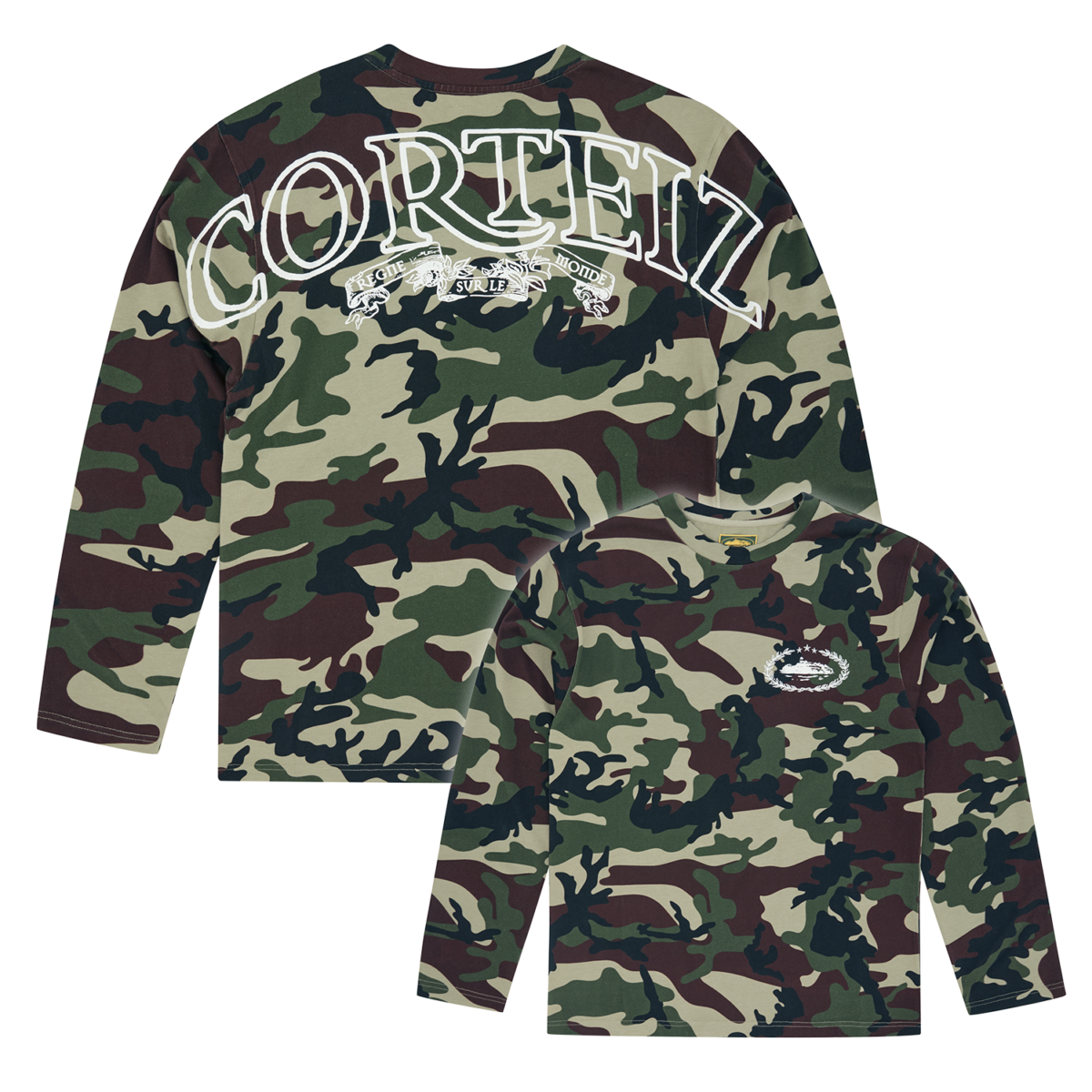 Corteiz Royale Heavyweight Tee LS Camo - CRTZ-ROYALE-HW-LS-CAMO - Acquista su ResellPiacenza