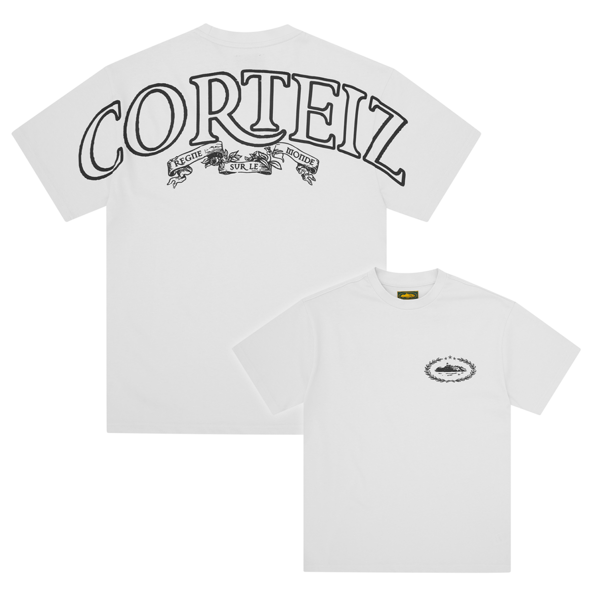 Corteiz Royale Heavyweight Tee White - CRTZ-ROYALE-HW-TEE-WHT - Acquista su ResellPiacenza